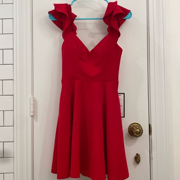 Red Macy’s Mini dress. - Picture 1 of 4